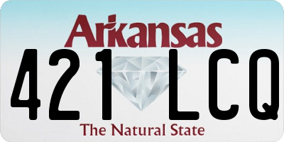 AR license plate 421LCQ