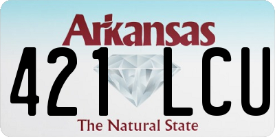 AR license plate 421LCU