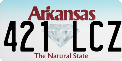 AR license plate 421LCZ