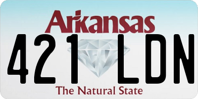 AR license plate 421LDN