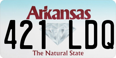 AR license plate 421LDQ