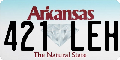 AR license plate 421LEH