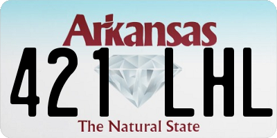 AR license plate 421LHL