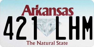 AR license plate 421LHM