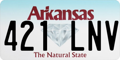 AR license plate 421LNV