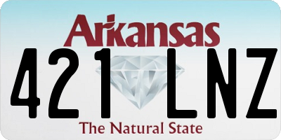 AR license plate 421LNZ