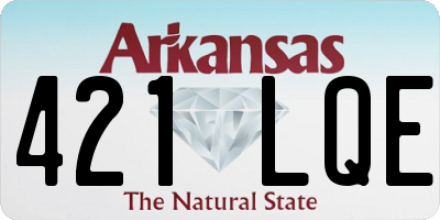 AR license plate 421LQE