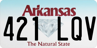 AR license plate 421LQV