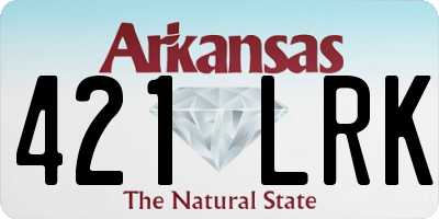 AR license plate 421LRK