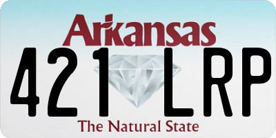 AR license plate 421LRP
