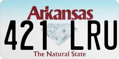AR license plate 421LRU