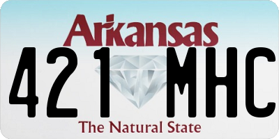 AR license plate 421MHC