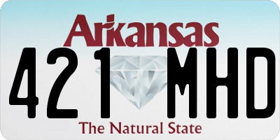 AR license plate 421MHD