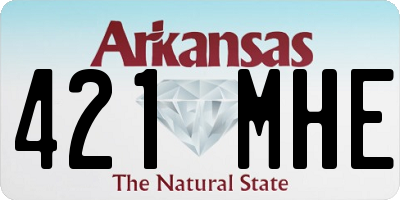 AR license plate 421MHE