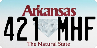 AR license plate 421MHF