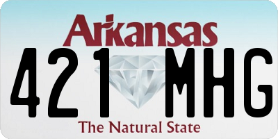 AR license plate 421MHG