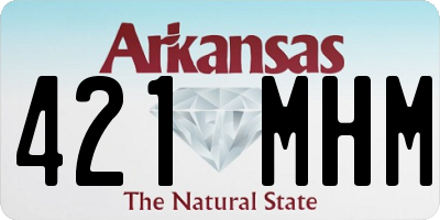 AR license plate 421MHM