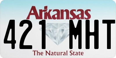AR license plate 421MHT