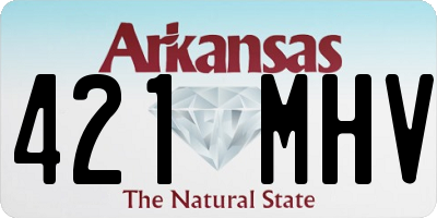 AR license plate 421MHV