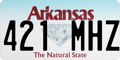 AR license plate 421MHZ