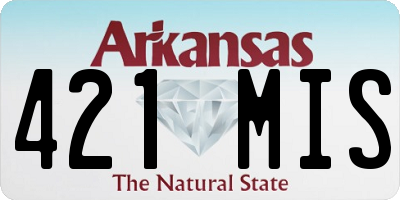 AR license plate 421MIS