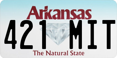 AR license plate 421MIT