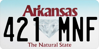 AR license plate 421MNF