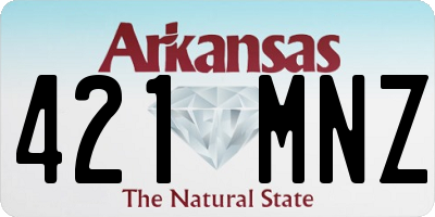 AR license plate 421MNZ