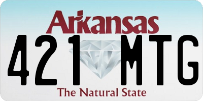 AR license plate 421MTG