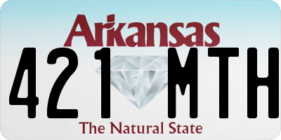 AR license plate 421MTH