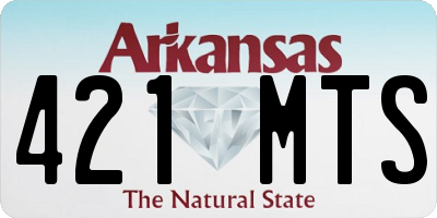 AR license plate 421MTS