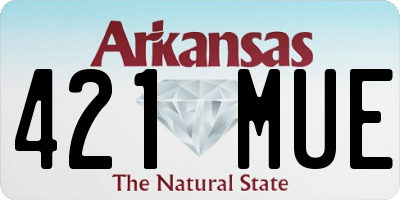 AR license plate 421MUE