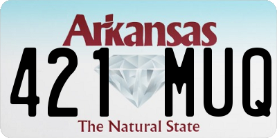 AR license plate 421MUQ