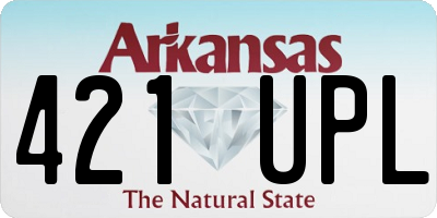 AR license plate 421UPL