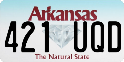 AR license plate 421UQD