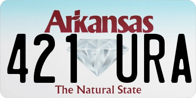 AR license plate 421URA