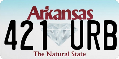 AR license plate 421URB