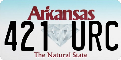 AR license plate 421URC