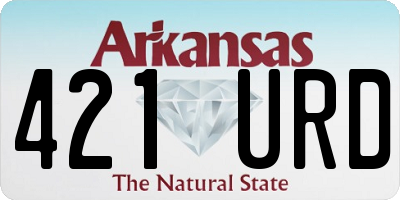 AR license plate 421URD