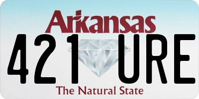 AR license plate 421URE