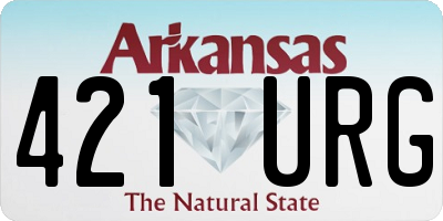 AR license plate 421URG