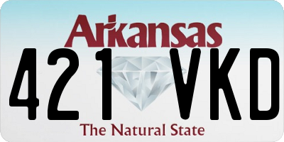 AR license plate 421VKD