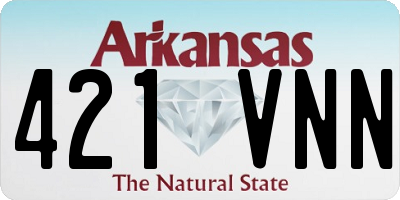 AR license plate 421VNN