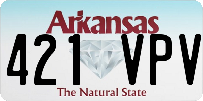 AR license plate 421VPV