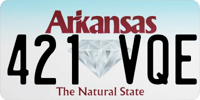 AR license plate 421VQE