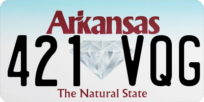 AR license plate 421VQG