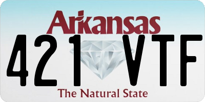 AR license plate 421VTF