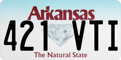 AR license plate 421VTI
