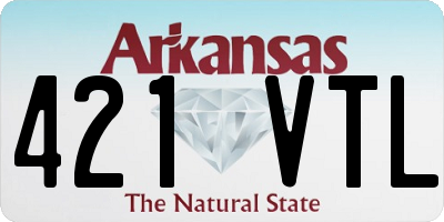 AR license plate 421VTL