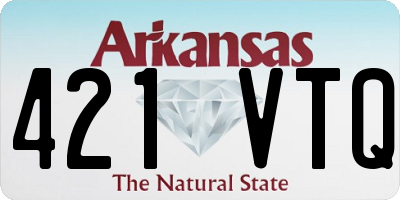 AR license plate 421VTQ